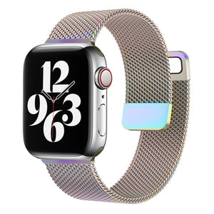 Strap For Apple watch Band 44mm 40mm 38mm 42mm 44 mm Accessorie Magnetic Loop Metal smartwatch bracelet iWatch serie 3 4 5 6 se